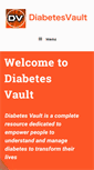 Mobile Screenshot of diabetesvault.com